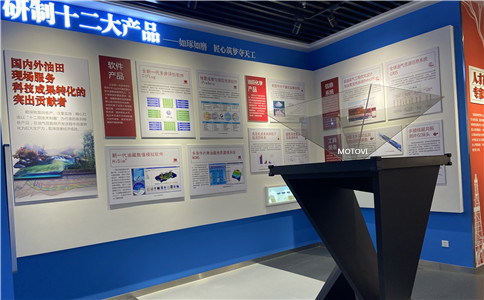 360度全息投影于中石油研究院展廳現(xiàn)場立體展示展項內(nèi)容_動態(tài)展示